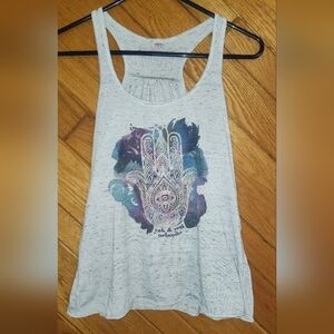 Disney World Animal Kingdom Yak And Yeti Orlando Gray Logo Tank Top